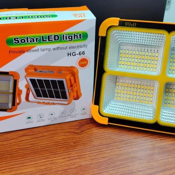 پروژکتور شارژی خورشیدی SOLAR LED LIGHT HG-66