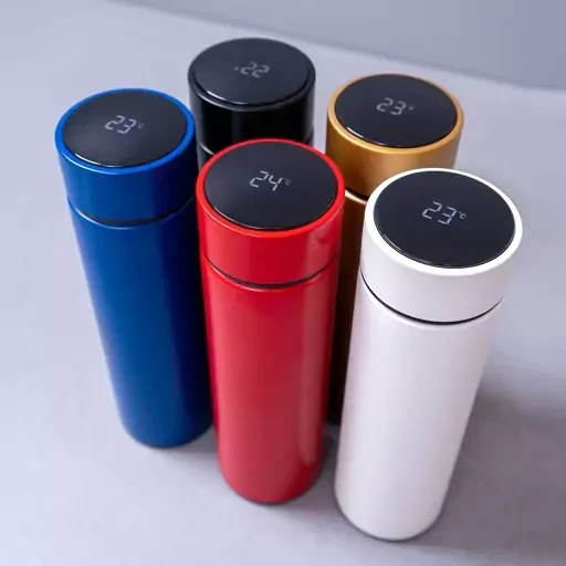 فلاسک هوشمند دماسنج دار ظرفیت 0.5 لیتری