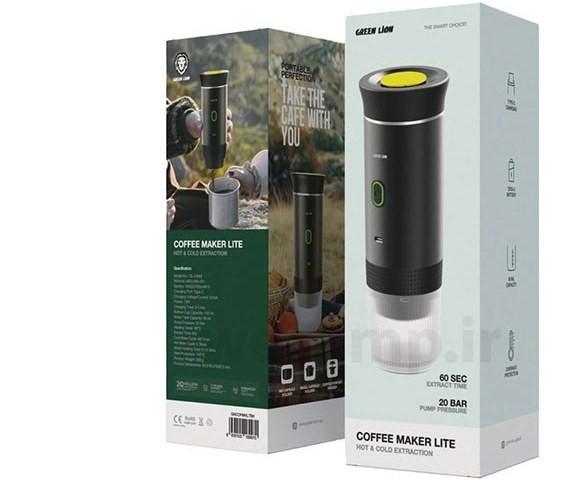 اسپرسو ساز قابل حمل گرین لاین مدل GNCOFMKLTBK