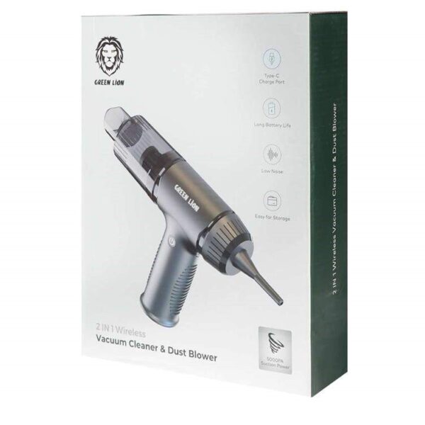 جارو شارژی و بلور GREEN 2 IN 1 Vacuum Cleaner & Dust