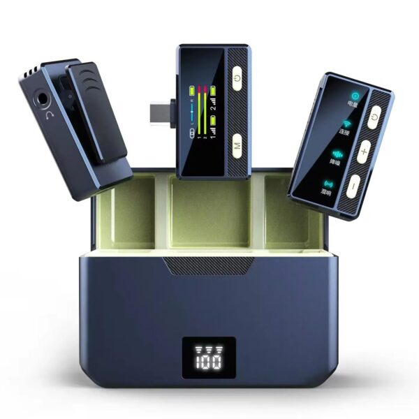 میکروفن یقه ای بی سیم مدل SX66 ریموت دار