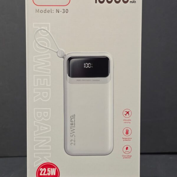 پاوربانک ۱۰۰۰۰ میلی‌آمپر لوینو مدل N30