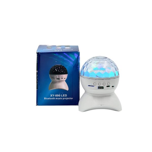 اسپیکر بلوتوثی با رقص نور مدل XY-890 نورپردازی 360 قابل حمل