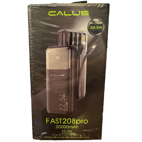 پاوربانک 20000 میلی آمپر ساعت کالوس مدل fast 208pro