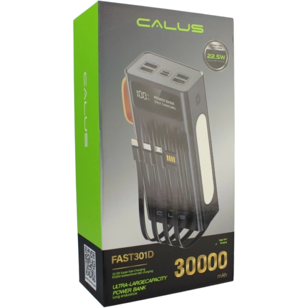 پاوربانک 30 هزار CALUS مدل Fast301D