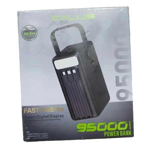 پاوربانک 22.5 وات کالوس مدل H95 Pro ظرفیت 95000 میلی‌ آمپر ساعت