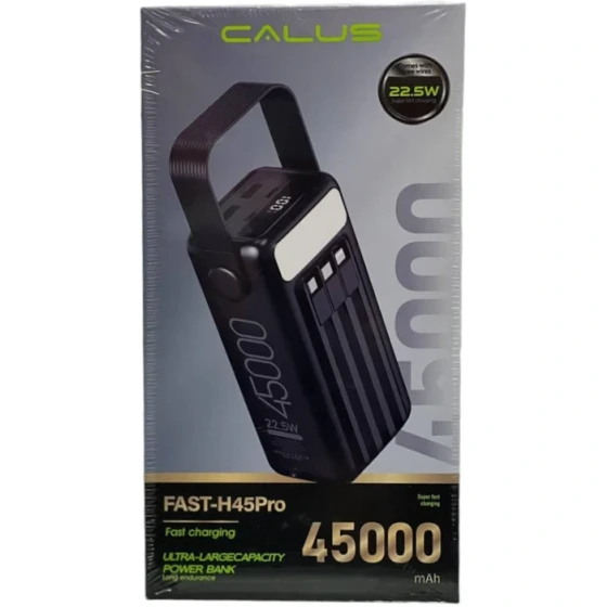 پاوربانک کالوس مدل Fast-H45 Pro ظرفیت 45000 میلی‌ آمپر ساعت