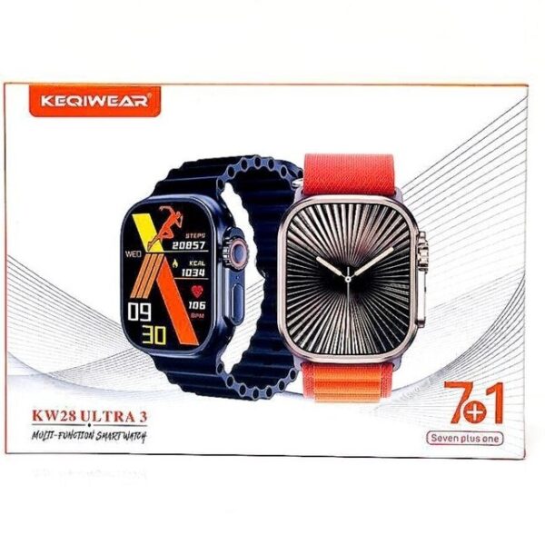 ساعت هوشمند KW28 Ultra3 با نمایشگر AMOLED و GPS
