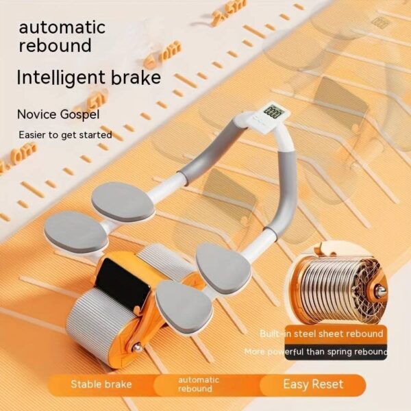 چرخ تمرین شکم با قابلیت بازگشت  (Automatic Rebound Healthy Abdomen Wheel)