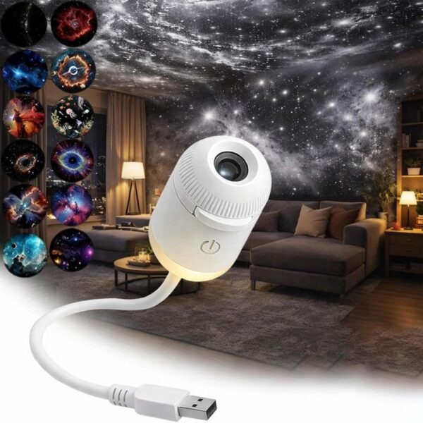 چراغ خواب و پروژکتور کهکشان Starry Sky با دیسک