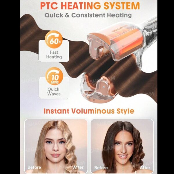 فرکننده مو ساحلی شیگلم ( Sheglam Beach Babe Hair Waver)